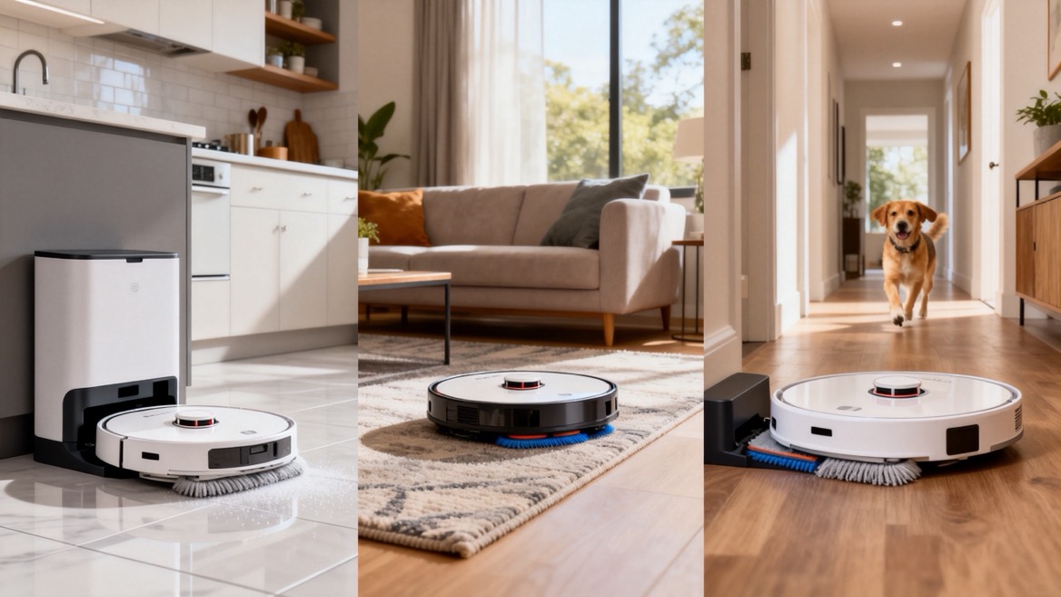 Dreame Robot Vacuum Models In A Modern Home Dreame Robot Vacuum Models In A Modern Home