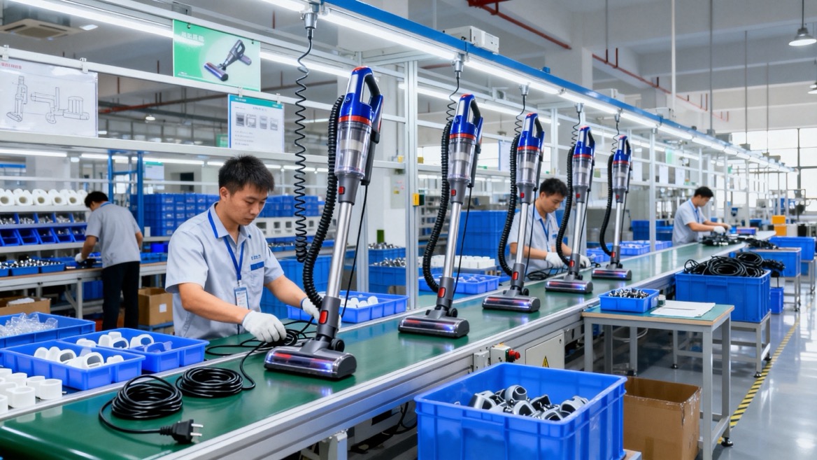 China Corded Vacuum Manufacturing Facility China Corded Vacuum Manufacturing Facility