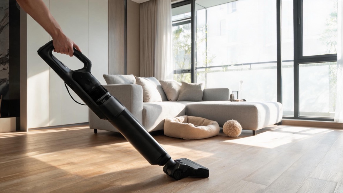 Cordless Vacuum In Modern Home Cordless Vacuum In Modern Home