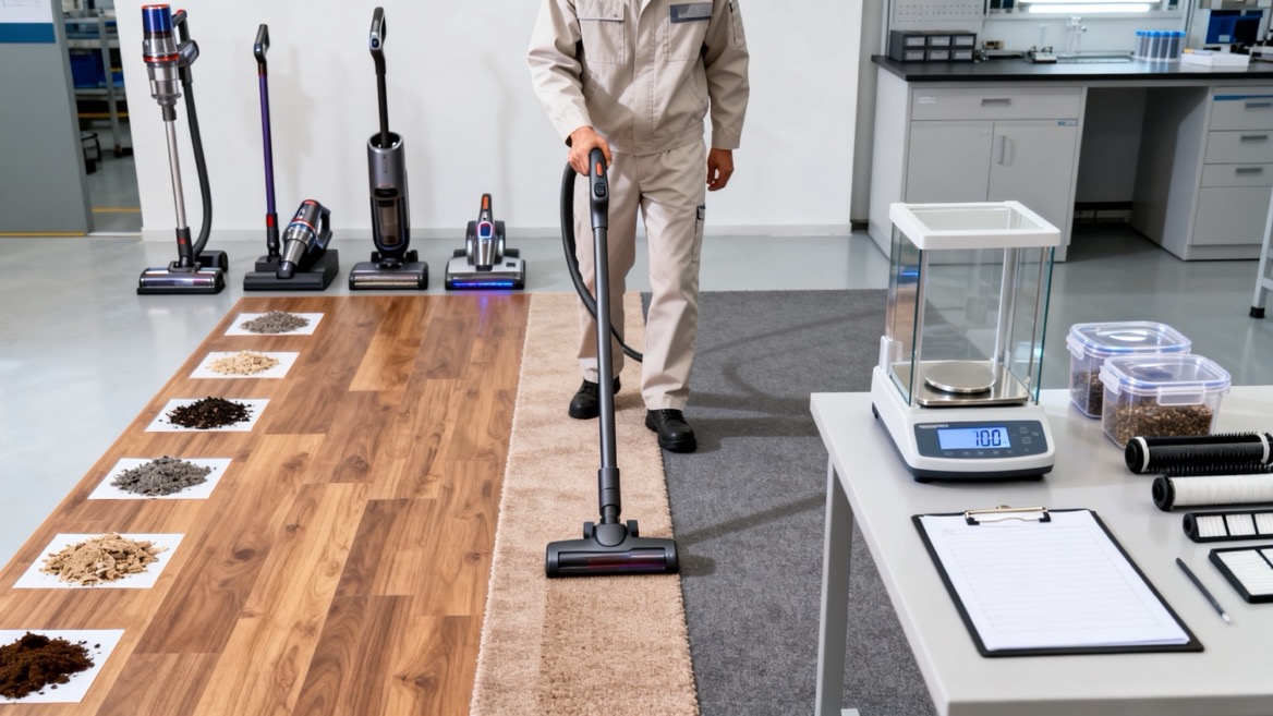 OEM Vacuum Cleaner Performance Evaluation Leistungsbewertung von OEM-Staubsaugern