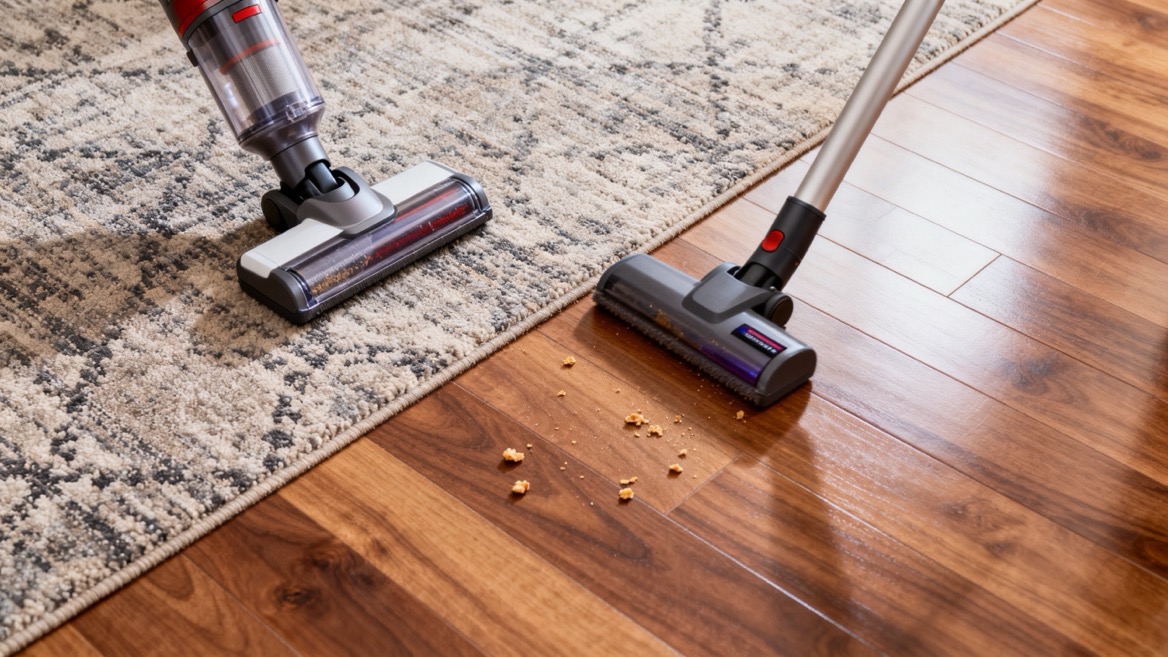 Vacuum Floorhead Performance On Mixed Floors