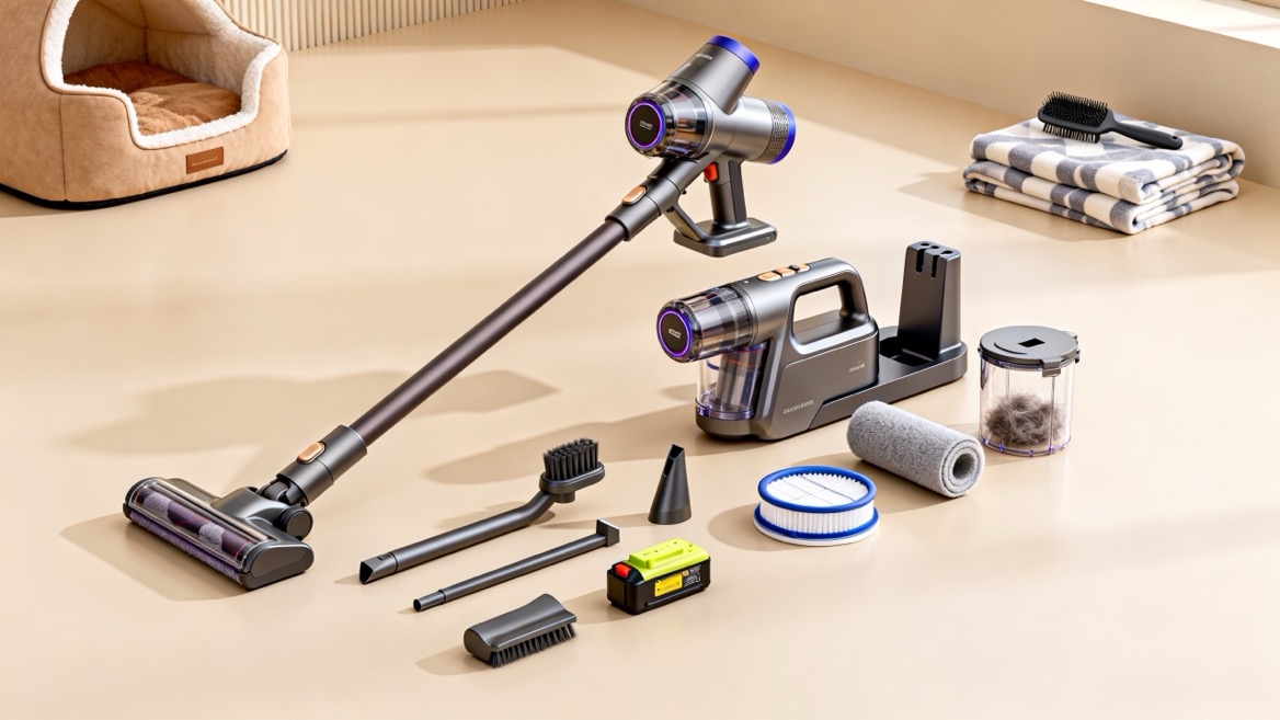 Pet Vacuum Accessories And Cleaning System