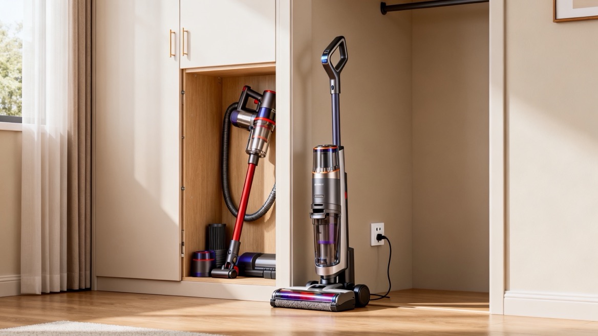 Compact Vacuum Storage And Charging Options Compact Vacuum Storage And Charging Options
