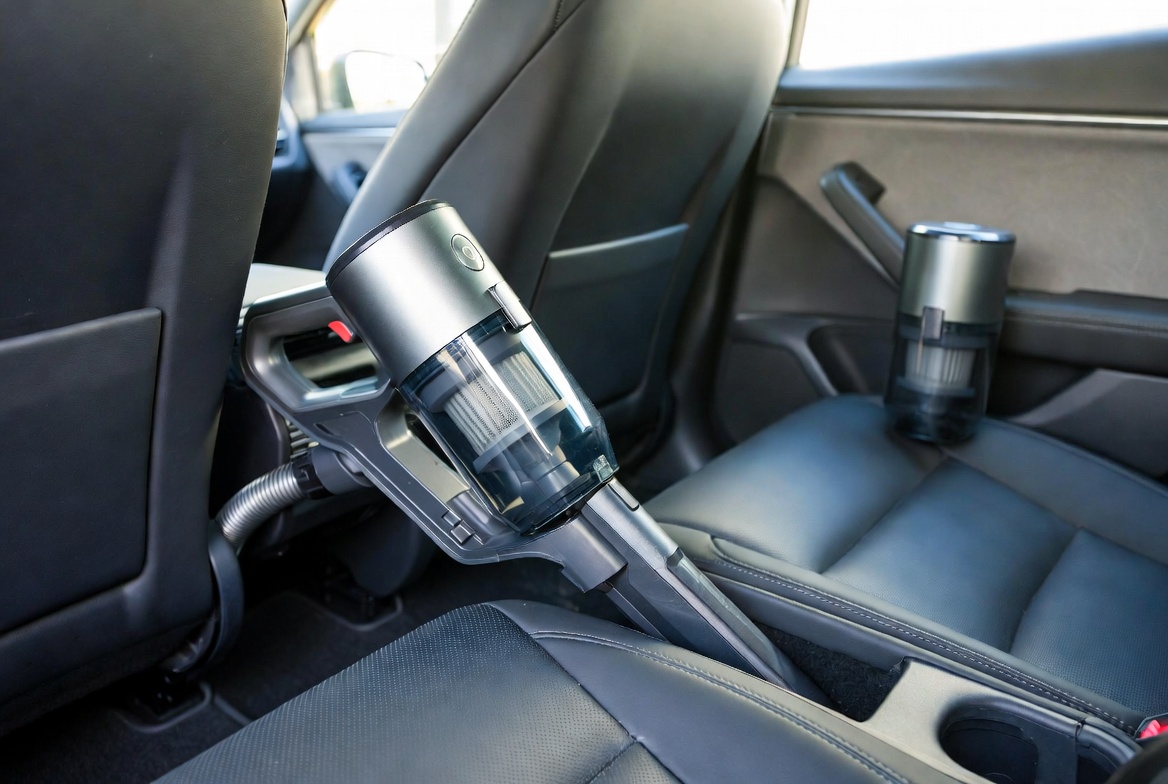 Handheld Vacuum Detail Cleaning