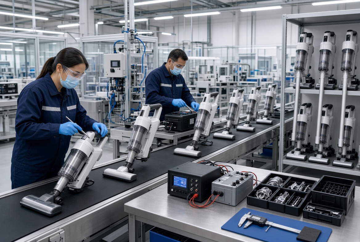 Vacuum Cleaner OEM Production Quality Control