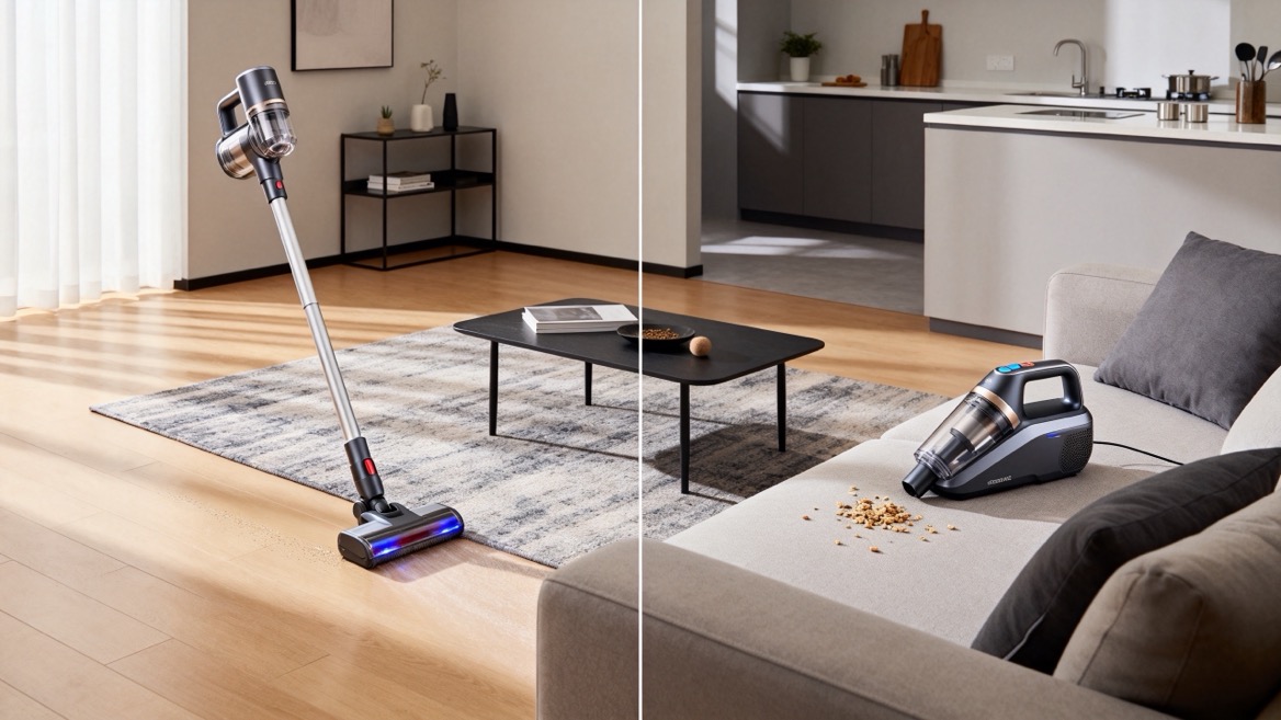 Stick Vacuum And Handheld Vacuum Comparison