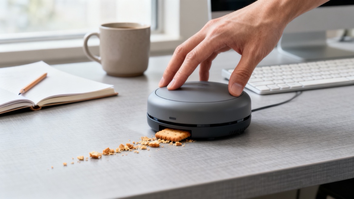 Desktop Vacuum Cleaning Office Desk Crumbs