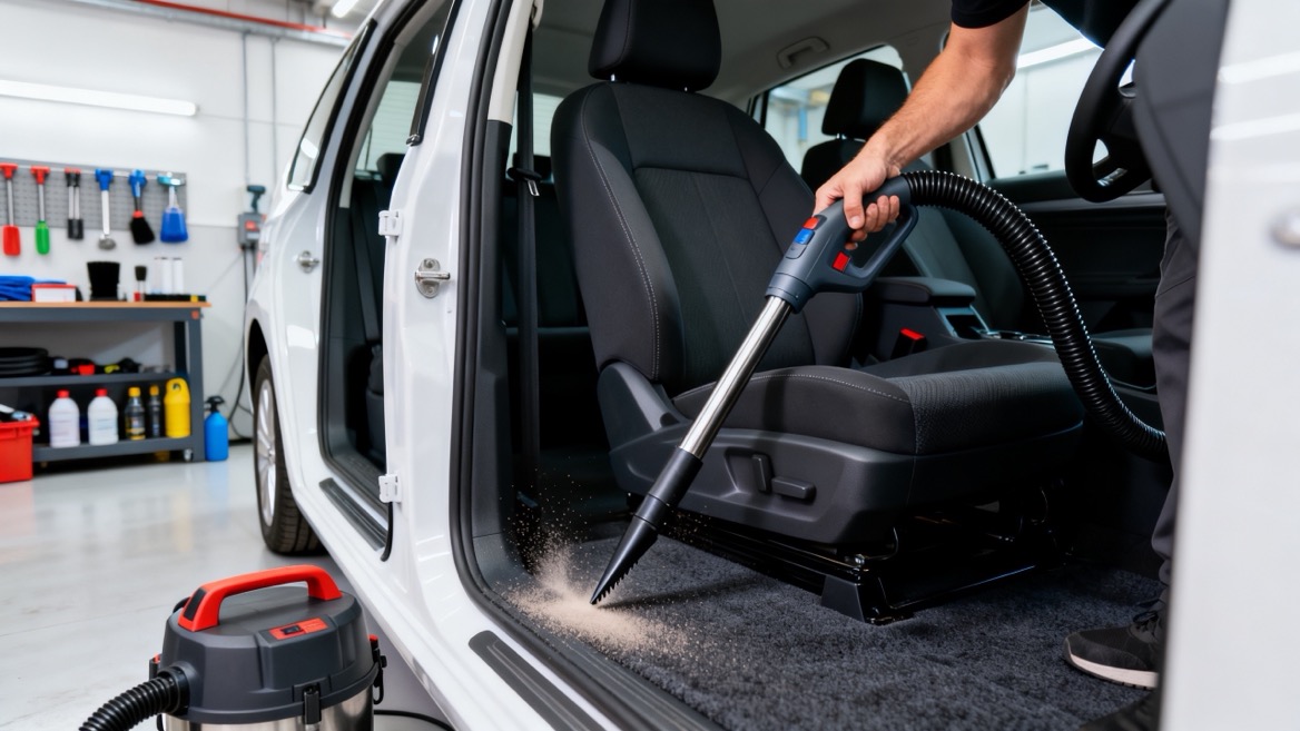 Professional Car Detailing Vacuum Workflow