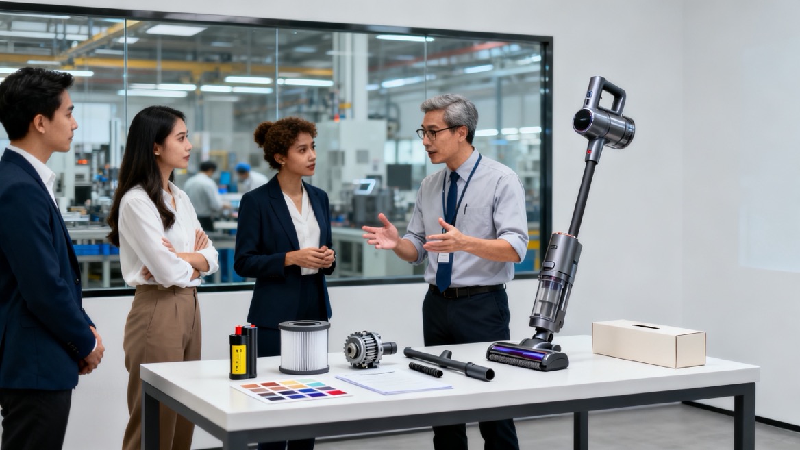 Private Label Cordless Vacuum Development Meeting
